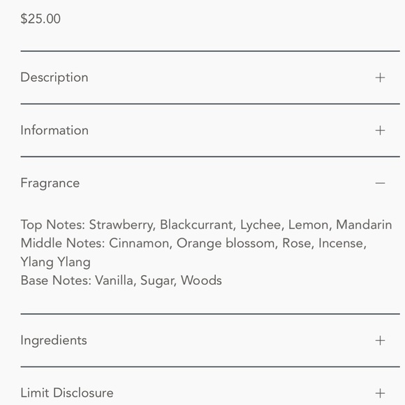 Sand + Fog Fleur de Vanille 50 ml Perfume Oil Dropper - Picture 6 of 6